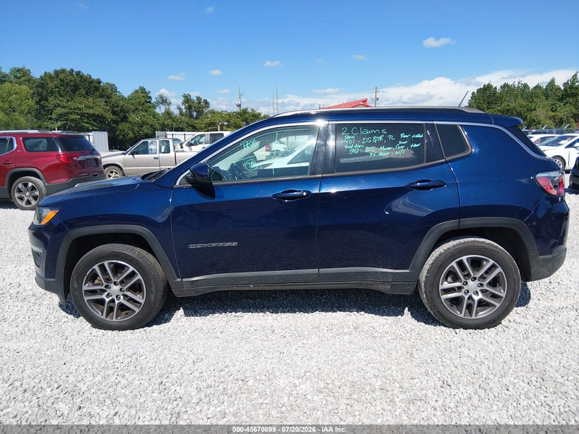 2017 Jeep Compass Latitude VIN: 3C4NJDBB8HT692452 Lot: 45670899
