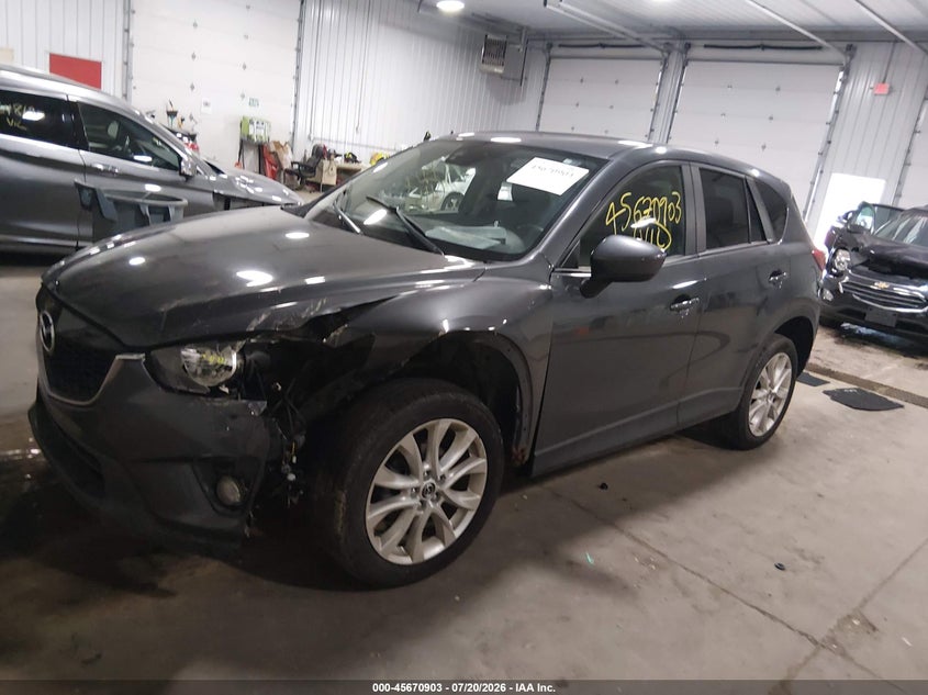 Vin: jm3ke2dy5e0350468, lot: 46169503, mazda cx-5 grand touring 20142