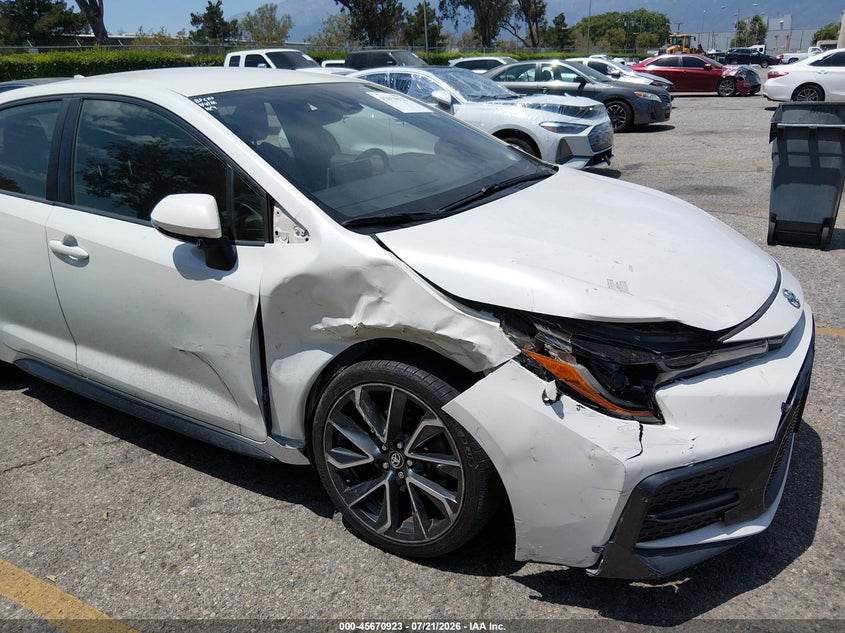 2020 Toyota Corolla Se VIN: JTDS4RCE1LJ051093 Lot: 45670923