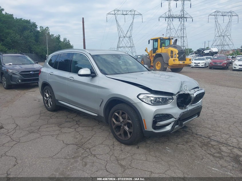 2021 BMW X3 auction photo 1