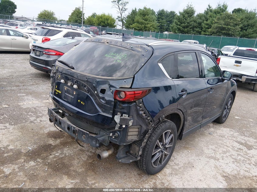 2018 Mazda Cx-5 Grand Touring VIN: JM3KFADM8J1417184 Lot: 45670930
