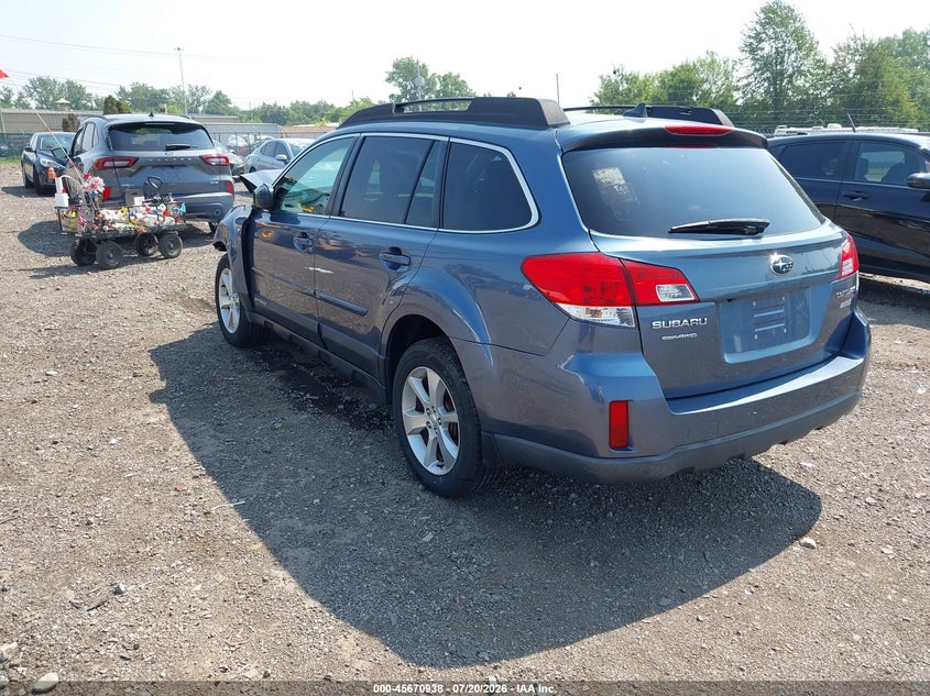 Vin: 4s4brbpc6d3208149, lot: 46169538, subaru outback 2.5i limited 20133