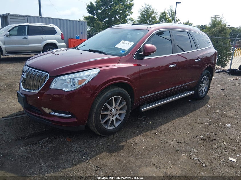 Vin: 5gakrbkd7hj162192, lot: 46169541, buick enclave leather 20172