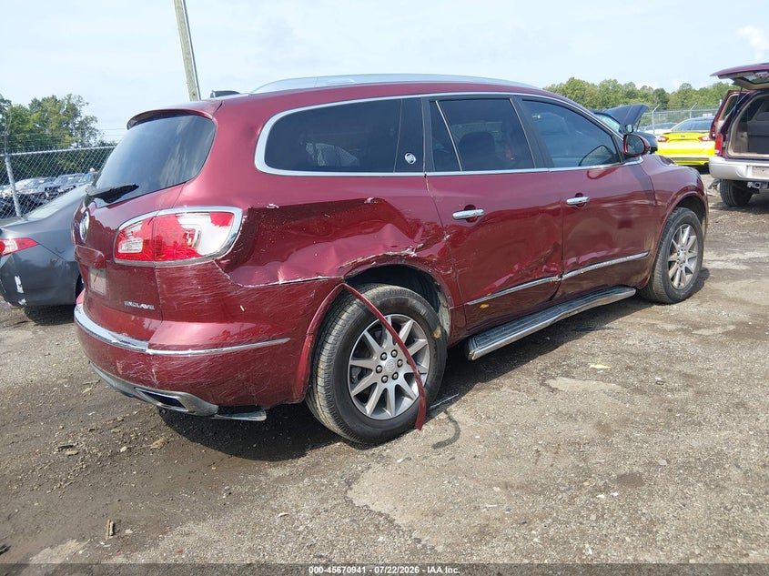 Vin: 5gakrbkd7hj162192, lot: 46169541, buick enclave leather 20174