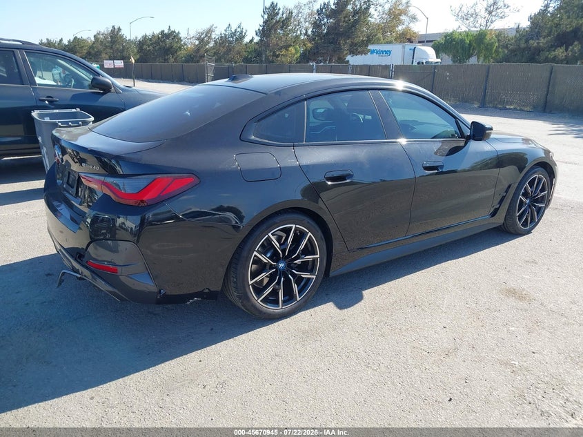 Vin: wby73aw07pfr20474, lot: 46169544, bmw i4 edrive40 20234