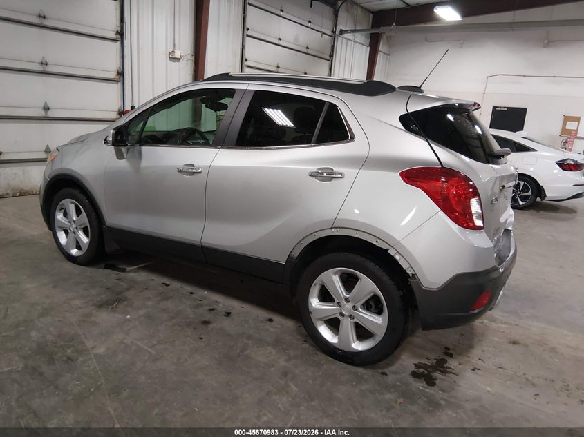 Vin: kl4cjasb0gb683311, lot: 46169583, buick encore 20163