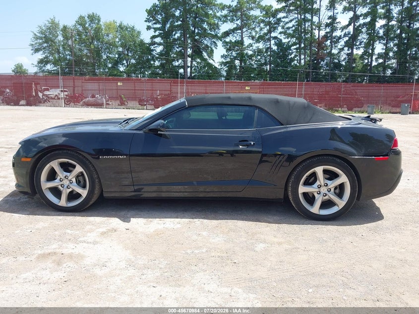 2015 Chevrolet Camaro 2Lt VIN: 2G1FF3D35F9196166 Lot: 45670984
