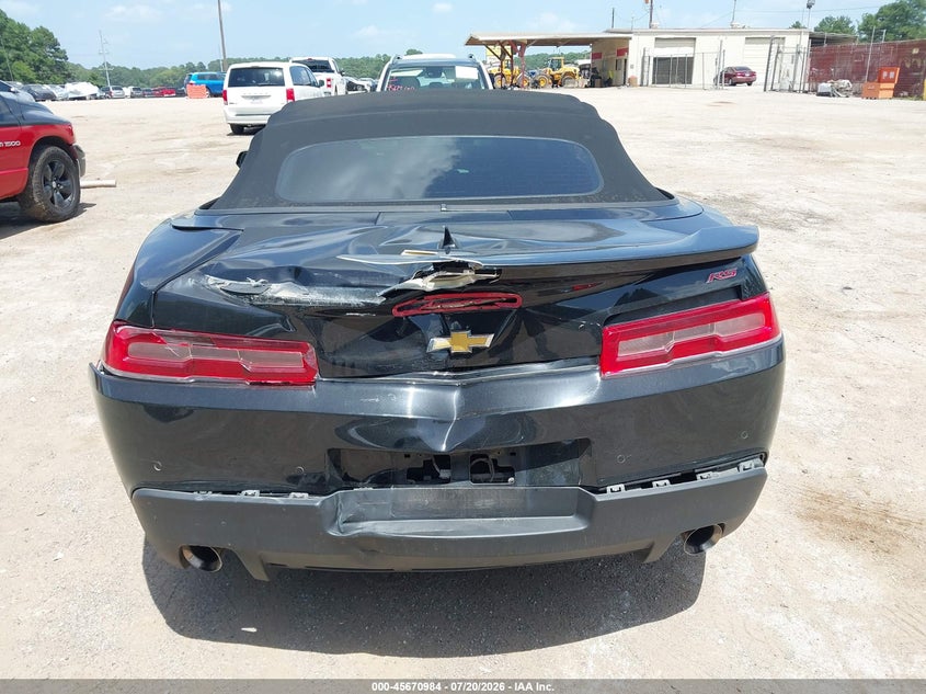 2015 Chevrolet Camaro 2Lt VIN: 2G1FF3D35F9196166 Lot: 45670984