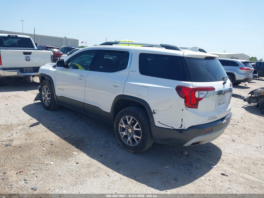 Vin: 1gkknmls8mz203335, lot: 46169587, gmc acadia fwd slt 20213