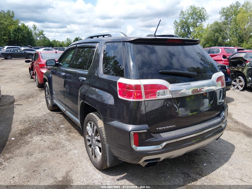Vin: 2gkflve39g6330419, lot: 46169593, gmc terrain denali 20163