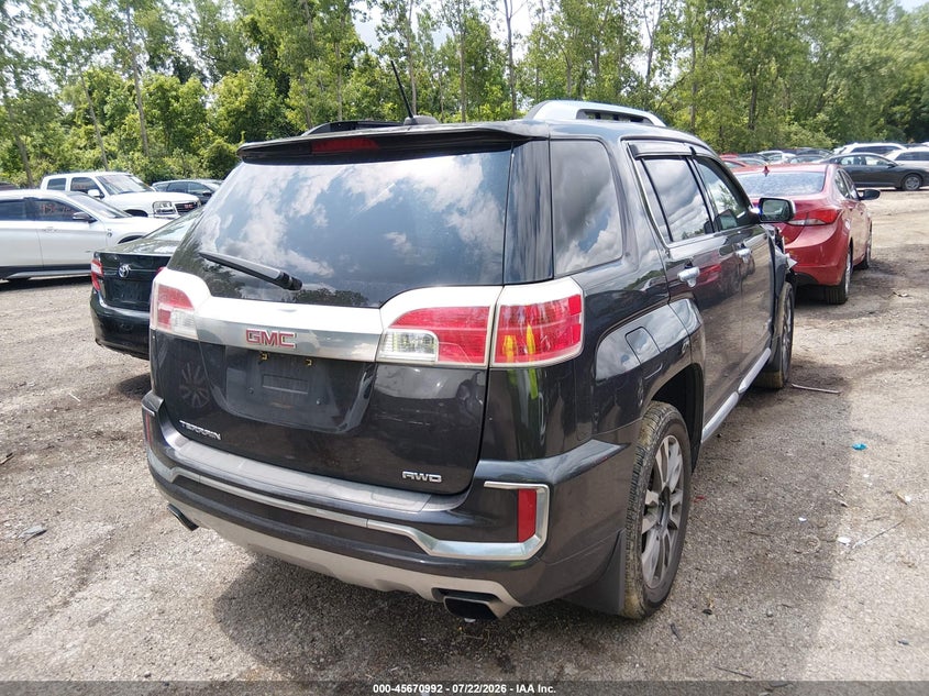 Vin: 2gkflve39g6330419, lot: 46169593, gmc terrain denali 20164