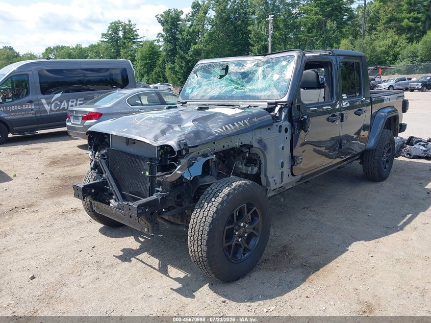 Vin: 1c6pjtag4sl525208, lot: 46169598, jeep gladiator willys 20252