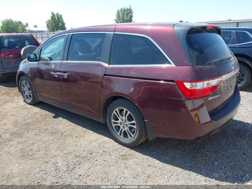 Vin: 5fnrl5h60cb022462, lot: 46169599, honda odyssey ex-l 20123