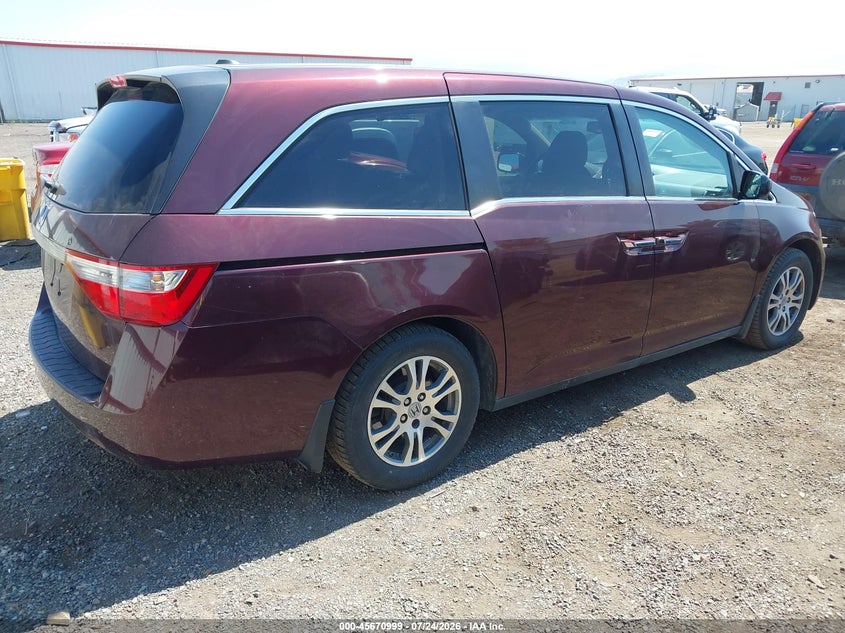 Vin: 5fnrl5h60cb022462, lot: 46169599, honda odyssey ex-l 20124