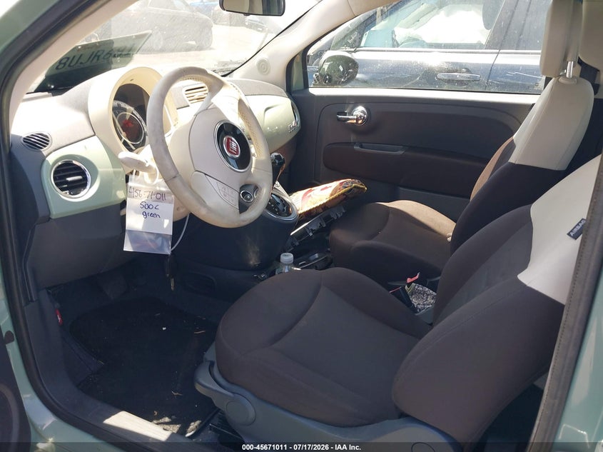 2013 Fiat 500C Pop VIN: 3C3CFFDR5DT748604 Lot: 45671011