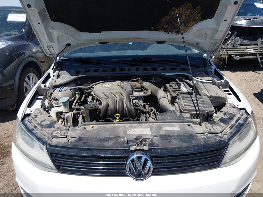 2014 Volkswagen Jetta 2.0L S VIN: 3VW2K7AJ9EM424412 Lot: 45671040