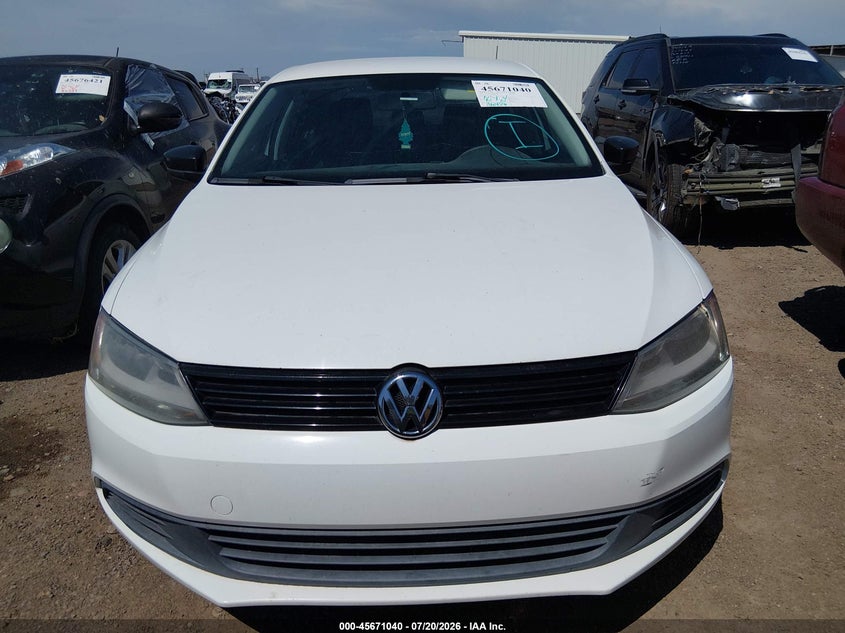 2014 Volkswagen Jetta 2.0L S VIN: 3VW2K7AJ9EM424412 Lot: 45671040