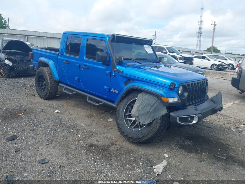 Vin: 1c6hjtfg3ml530030, lot: 46169644, jeep gladiator overland 4x4 2021 img_1