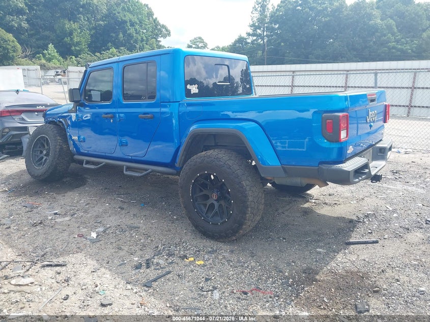 Vin: 1c6hjtfg3ml530030, lot: 46169644, jeep gladiator overland 4x4 20213