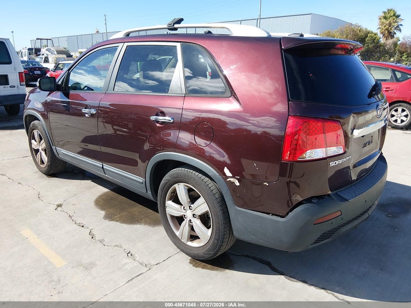 Vin: 5xyku4a2xdg342995, lot: 46169645, kia sorento ex v6 20133