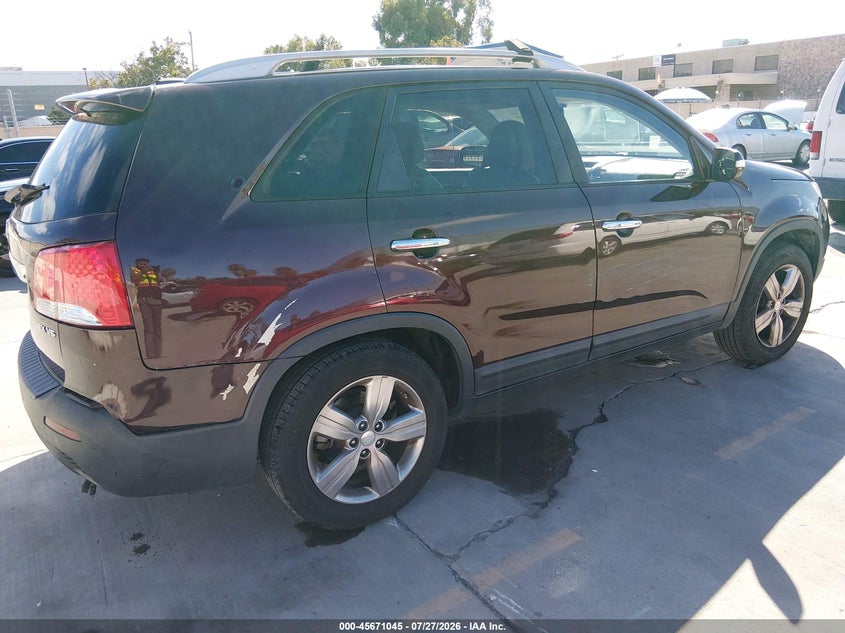 Vin: 5xyku4a2xdg342995, lot: 46169645, kia sorento ex v6 20134