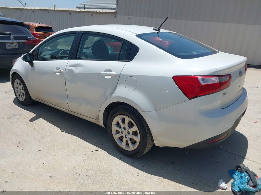 2012 KIA RIO auction photo 3