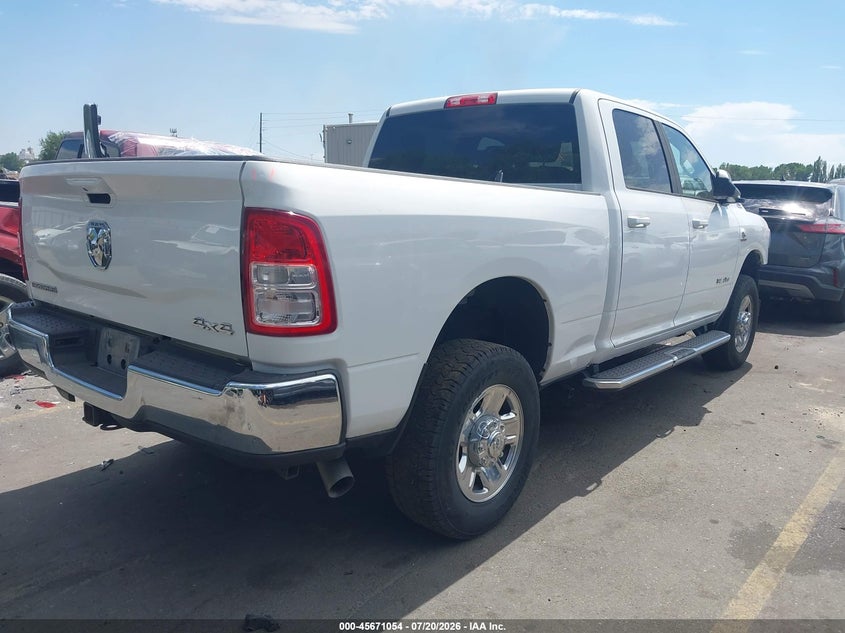 Vin: 3c6ur5dl6mg653157, lot: 46169654, ram 2500 big horn  4x4 6'4 box 20214