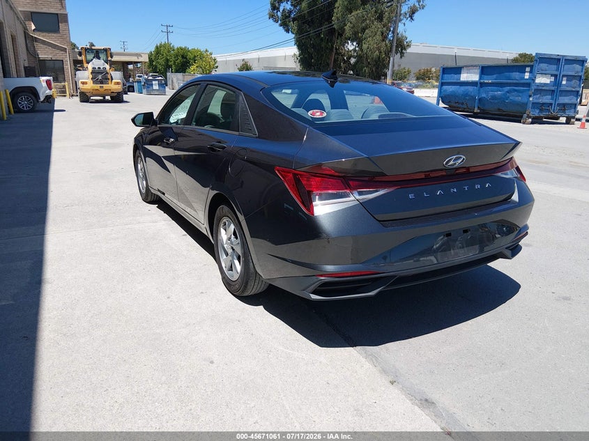 2021 HYUNDAI ELANTRA auction photo 3