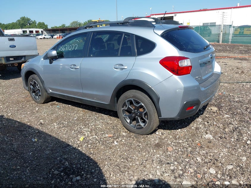 Vin: jf2gpakc4eh345307, lot: 46169677, subaru xv crosstrek 2.0i limited 20143
