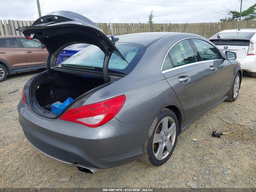 2015 MERCEDES-BENZ CLA 250 auction photo 4