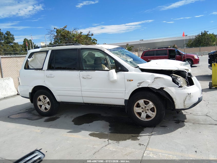 2008 Honda Pilot Vp VIN: 5FNYF18248B046148 Lot: 45671090