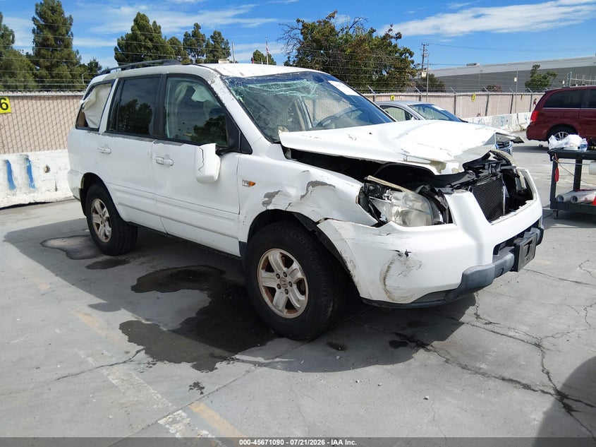 2008 Honda Pilot Vp VIN: 5FNYF18248B046148 Lot: 45671090