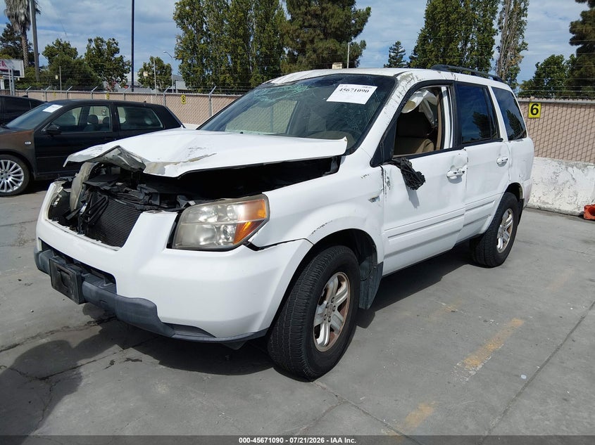 2008 Honda Pilot Vp VIN: 5FNYF18248B046148 Lot: 45671090