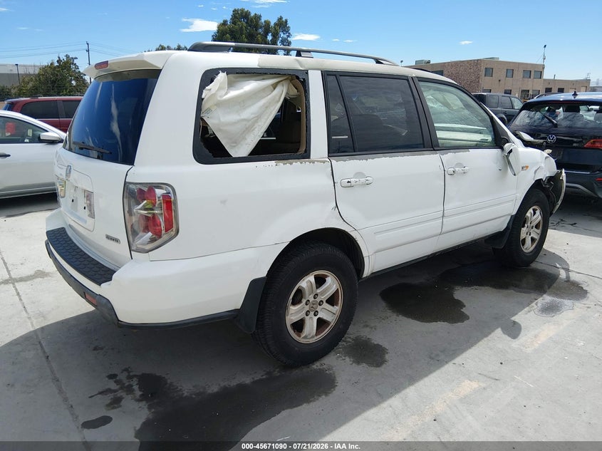 2008 Honda Pilot Vp VIN: 5FNYF18248B046148 Lot: 45671090