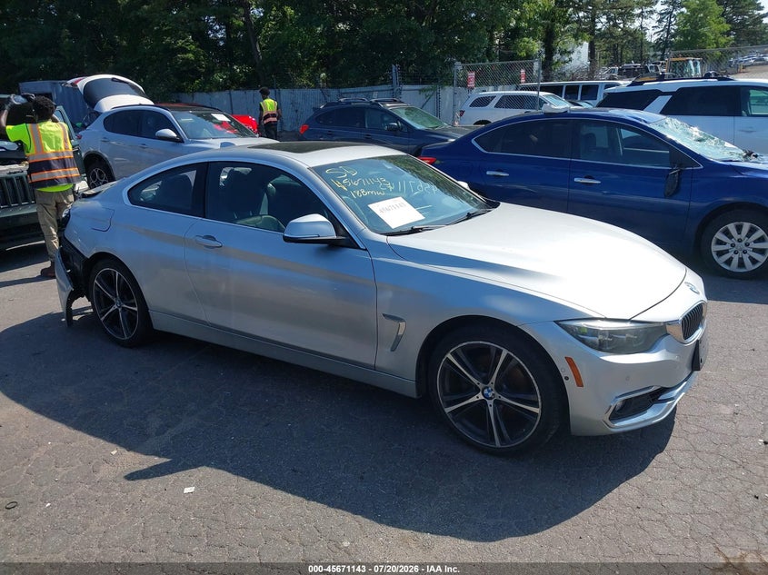 2018 BMW 430I xDrive VIN: WBA4W5C54JAA49721 Lot: 45671143