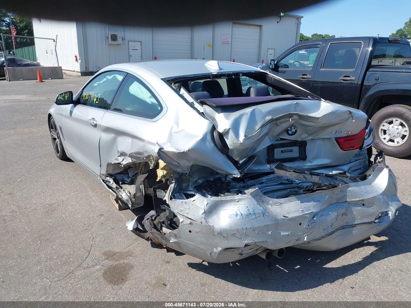 2018 BMW 430I xDrive VIN: WBA4W5C54JAA49721 Lot: 45671143