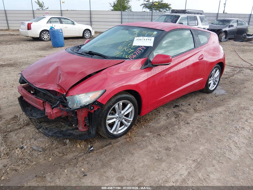 Vin: jhmzf1d40cs002265, lot: 46169794, honda cr-z 20122
