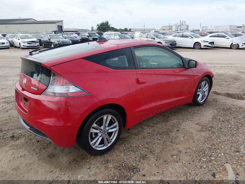 Vin: jhmzf1d40cs002265, lot: 46169794, honda cr-z 20124