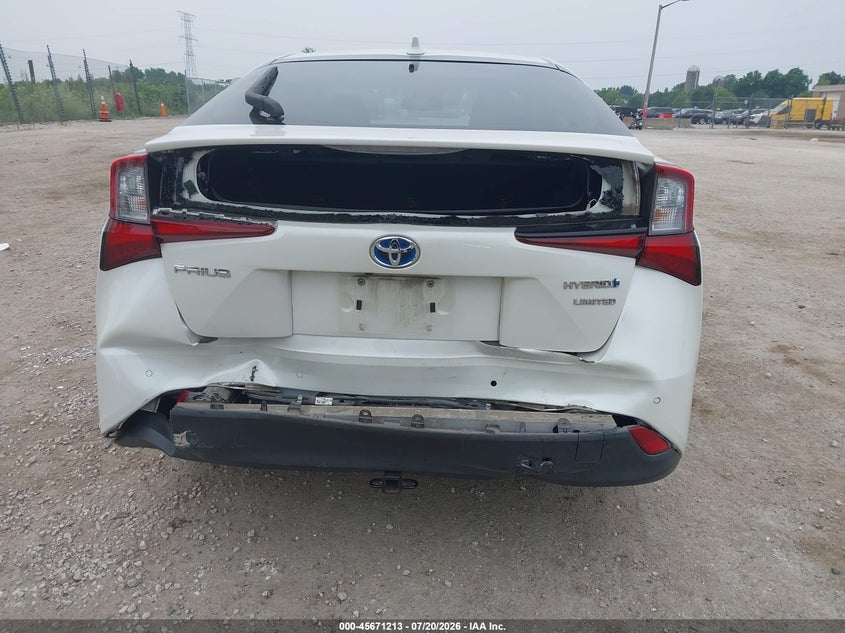 2019 Toyota Prius Limited VIN: JTDKARFU1K3086781 Lot: 45671213