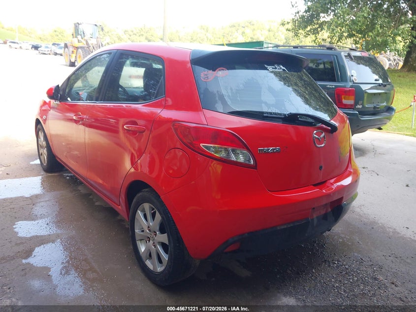 Vin: jm1de1hy0b0114036, lot: 46169821, mazda mazda2 touring 20113