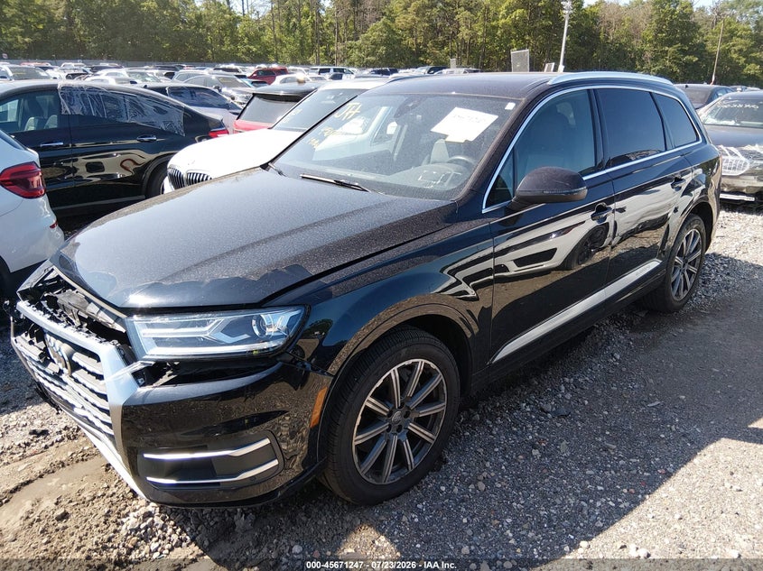 Vin: wa1ahaf79kd017117, lot: 46169847, audi q7 45 premium/45 se premium 20192