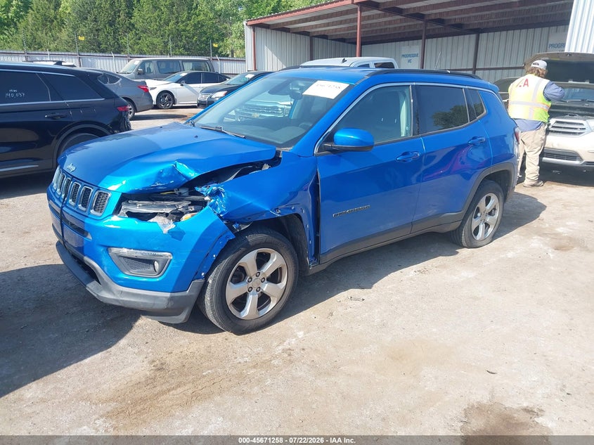 Vin: 3c4njdbb3jt177784, lot: 46169858, jeep compass latitude 4x4 20182
