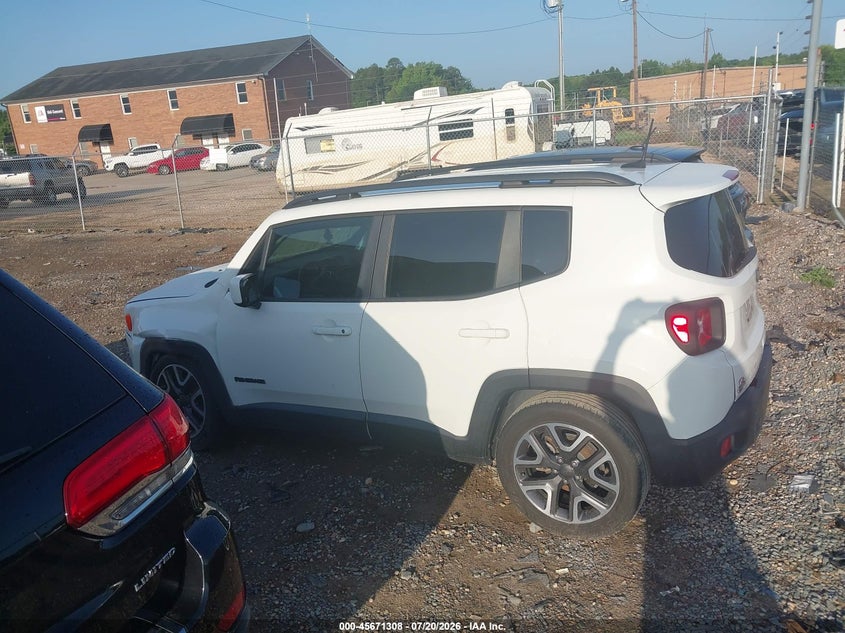 2018 Jeep Renegade Latitude Fwd VIN: ZACCJABB6JPJ23096 Lot: 45671308