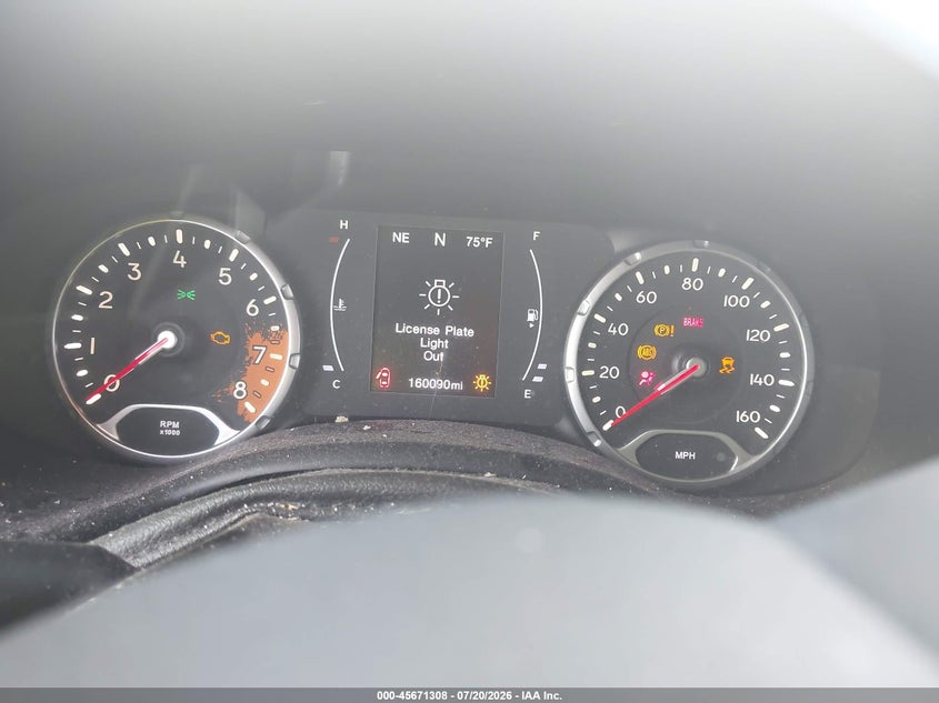 2018 Jeep Renegade Latitude Fwd VIN: ZACCJABB6JPJ23096 Lot: 45671308