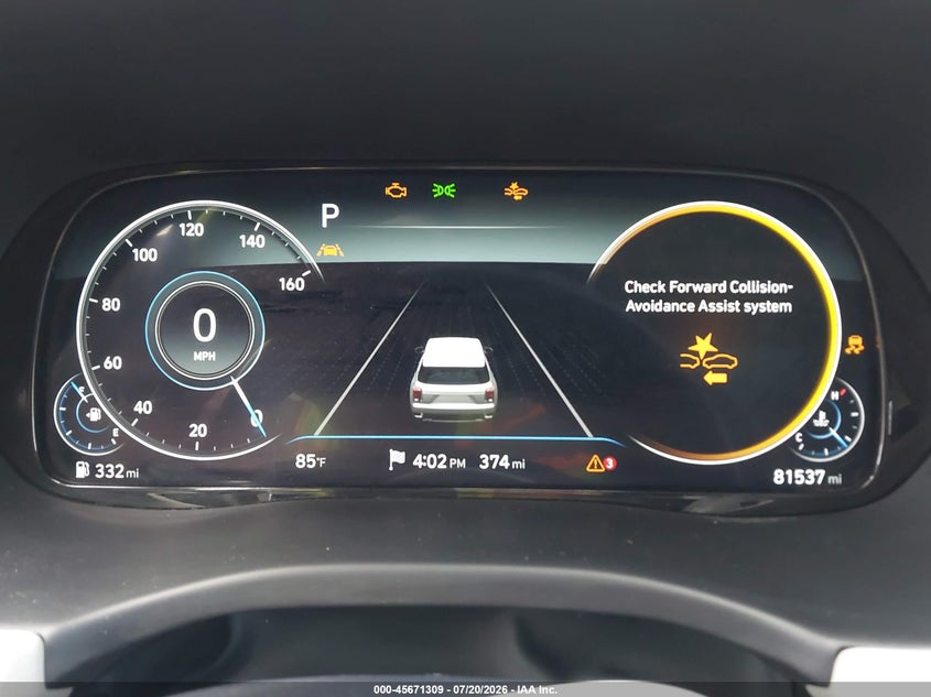 2021 HYUNDAI PALISADE auction photo 7
