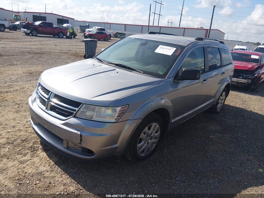 Vin: 3c4pdcabxjt288800, lot: 46169917, dodge journey se 20182