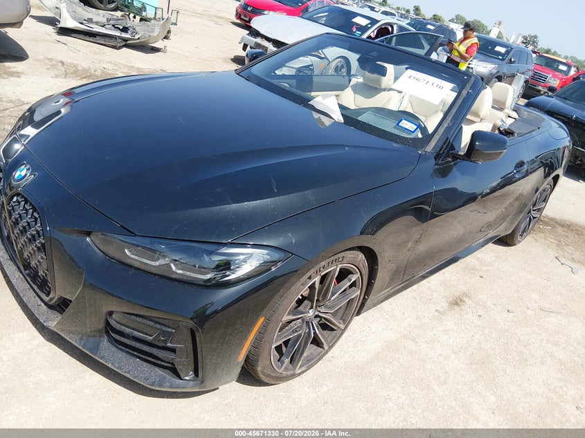 Vin: wba23at08nck57251, lot: 46169929, bmw 430i 20222