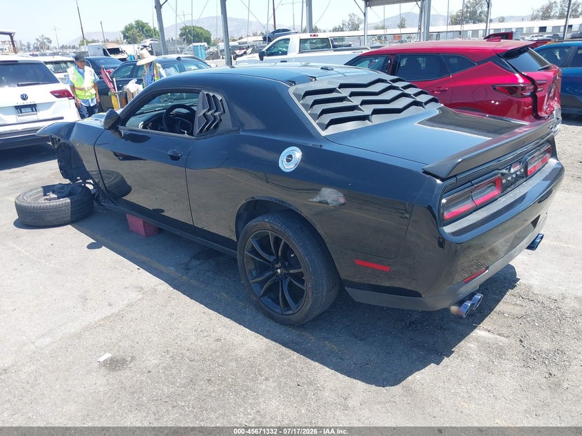Vin: 2c3cdzag0jh325508, lot: 46169932, dodge challenger sxt 20183