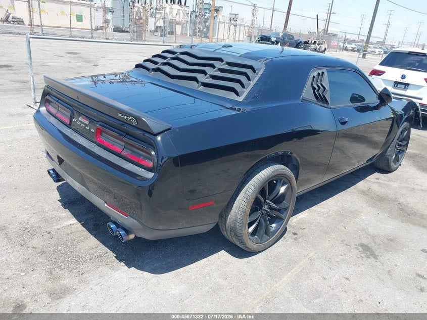 Vin: 2c3cdzag0jh325508, lot: 46169932, dodge challenger sxt 20184