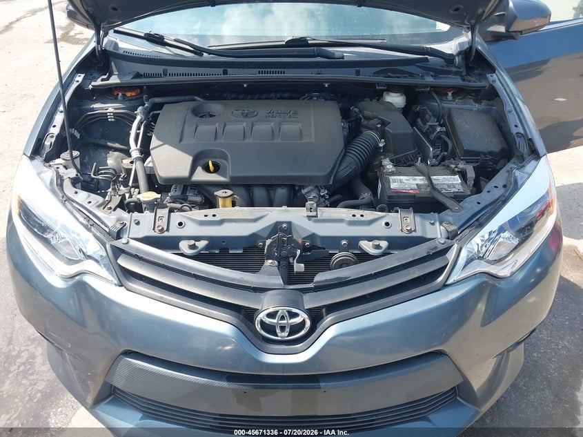 2014 Toyota Corolla Le Eco Plus VIN: 2T1BPRHE8EC011687 Lot: 45671336